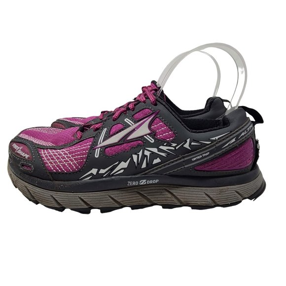 ALTRA Lone Peak 3.5 Trail Running Shoes‎ Purple Gray AFW1755F-1 Women's US 6 - Picture 6 of 13